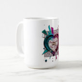 Sealed with a Kiss-Off T-Shirt | Fractured Oath コーヒーマグカップ (正面左)