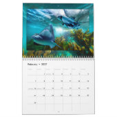 SEALIFE AND OCEAN ART #2 Calendar カレンダー (2月 2027)