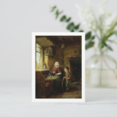 Sealing a Letter, 1890 (パネル上の油) ポストカード (スタンド正面)
