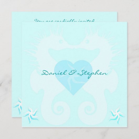 SeaLove 招待状 (正面/裏面)