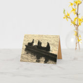 Seals by the Sea カード (黄色い花)