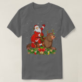 Seals Xmas Matching Funny Santa Riding Seals Chris Tシャツ (デザイン正面)