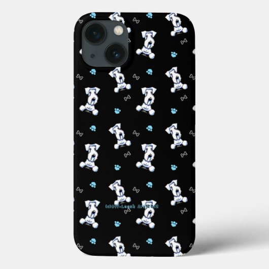 Sealyham Teriers Bones n Paws Tuxedo Case-Mate iPhoneケース (裏面)