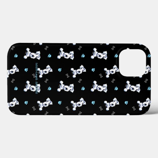 Sealyham Teriers Bones n Paws Tuxedo Case-Mate iPhoneケース (裏面 (横))
