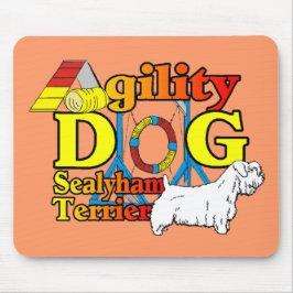 Sealyham_Terrier_Agility マウスパッド
