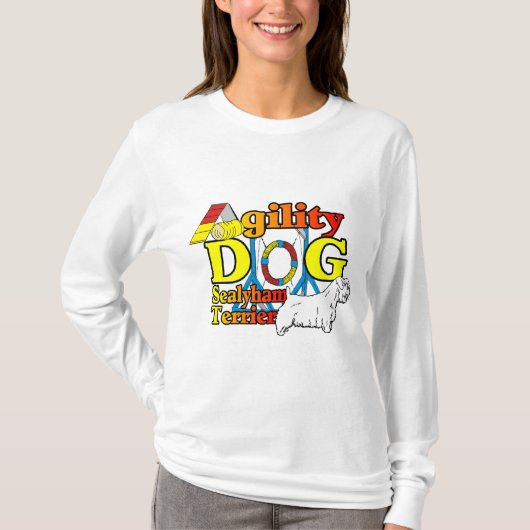 Sealyham_Terrier_Agility Tシャツ (正面)