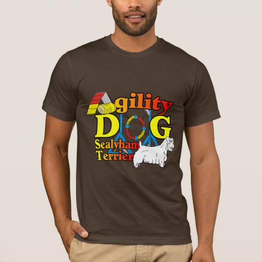 Sealyham_Terrier_Agility Tシャツ (正面)