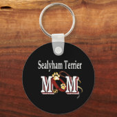 Sealyham Terrier MOMギフト キーホルダー (正面)