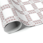 SEAM MATCHES：バレンタイン赤いハートラッピング紙 ラッピングペーパー (ロールコーナー)