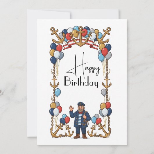 Seaman's Birthday カード (正面)