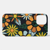 Seamless 70's retro hippie flowers pattern - Vinta Case-Mate iPhoneケース (裏面 (横))