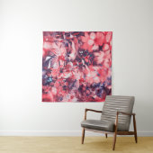 seamless abstract flowers, oil painting style, ill タペストリー (インサイチュ(横))