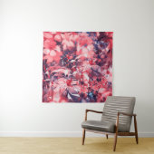 seamless abstract flowers, oil painting style, ill タペストリー (インサイチュ)