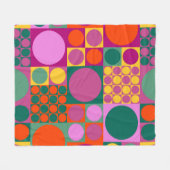 Seamless abstract geometric background pattern, r フリースブランケット (正面(横))