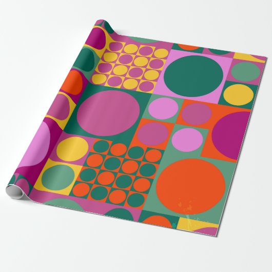 Seamless abstract geometric background pattern, r ラッピングペーパー (アンロールド)