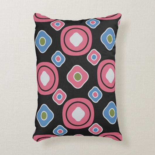 Seamless abstract pattern with the image of oval g アクセントクッション (正面(垂直))