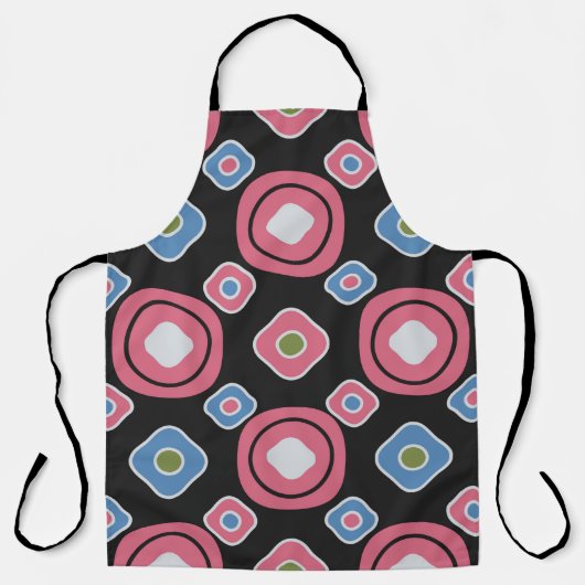 Seamless abstract pattern with the image of oval g エプロン (正面)