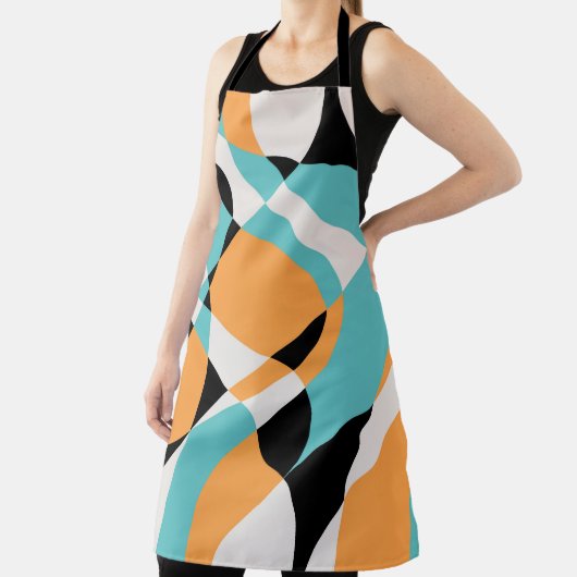 Seamless abstract waves pattern. Gorgeous seamless エプロン (インサイチュ)