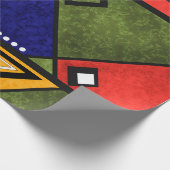 Seamless african ethno traditional texture pattern ラッピングペーパー (角)