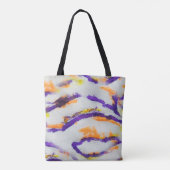 Seamless animal zebra. Dirty art pattern. Abstract トートバッグ (裏面)