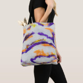 Seamless animal zebra. Dirty art pattern. Abstract トートバッグ (クローズアップ)