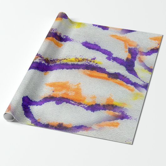 Seamless animal zebra. Dirty art pattern. Abstract ラッピングペーパー (アンロールド)