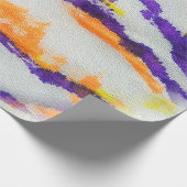 Seamless animal zebra. Dirty art pattern. Abstract ラッピングペーパー (角)