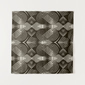 Seamless antique art deco pattern ornament. Geomet タペストリー (正面(横))