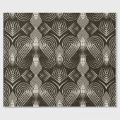 Seamless antique art deco pattern ornament. Geomet ラッピングペーパー (フラット)
