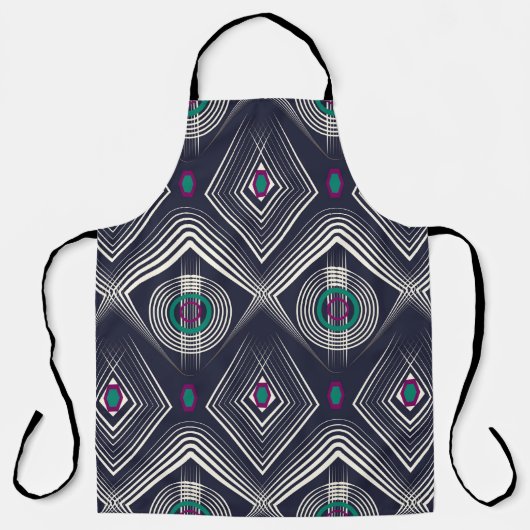 Seamless antique pattern ornament. Geometric styli エプロン (正面)