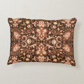 Seamless Arabesque Floral Pattern. Art Deco Style アクセントクッション (裏面)
