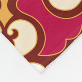 Seamless arabic pattern - based on ottoman traditi フリースブランケット (角)