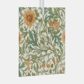 Seamless Arts and Crafts style repeating pattern ガラスオーナメント (正面右)