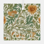 Seamless Arts and Crafts style repeating pattern ガラスオーナメント (裏面)