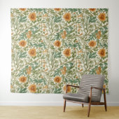 Seamless Arts and Crafts style repeating pattern タペストリー (インサイチュ(横))