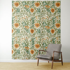 Seamless Arts and Crafts style repeating pattern タペストリー