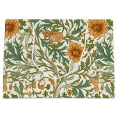 Seamless Arts and Crafts style repeating pattern ラージペーパーバッグ (正面)