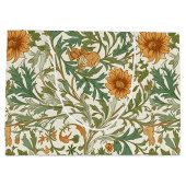 Seamless Arts and Crafts style repeating pattern ラージペーパーバッグ (裏面)