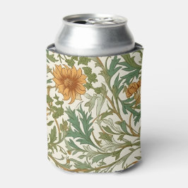 Seamless Arts and Crafts style repeating pattern 缶クーラー