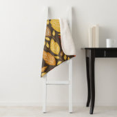 seamless autumn pattern with a color leaves  シェルパブランケット (インサイチュ)