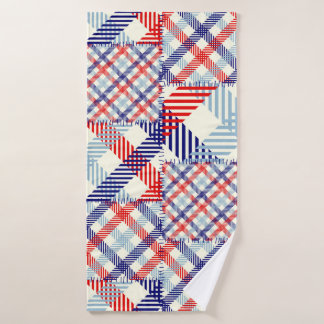 Seamless background pattern. Patchwork pattern of  バスタオル