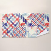 Seamless background pattern. Patchwork pattern of  バスタオル (バスタオル)