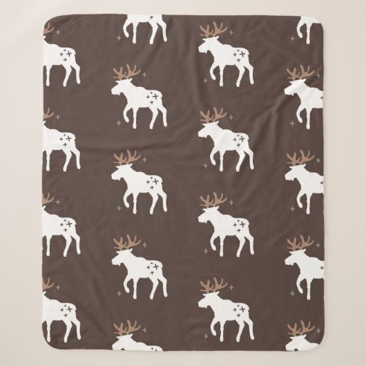Seamless background patterns in Scandinavian style シェルパブランケット (正面)
