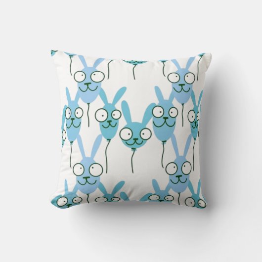 Seamless balloons pattern for kids linens & Fabric クッション (正面)