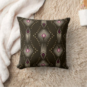 Seamless beautiful antique art deco pattern orname クッション (ブランケット)