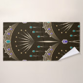 Seamless beautiful antique lace pattern ornament. バスタオル (バスタオル)