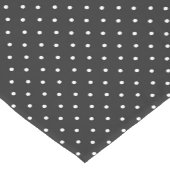 Seamless black and white polka dot pattern  ショートテーブルランナー (コーナー)