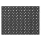 Seamless black and white polka dot pattern  テーブルクロス (正面(横))
