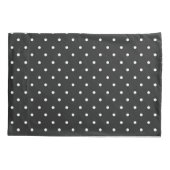 Seamless black and white polka dot pattern  枕カバー (裏面-左)