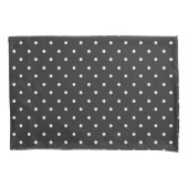 Seamless black and white polka dot pattern  枕カバー (正面左)